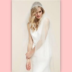 Untamed Petals Tulle Veil